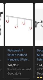 Fietsenrek - Plafond - 4 beugels - 140cm, Fietsen en Brommers, Fietsaccessoires | Overige Fietsaccessoires, Ophalen, Gebruikt