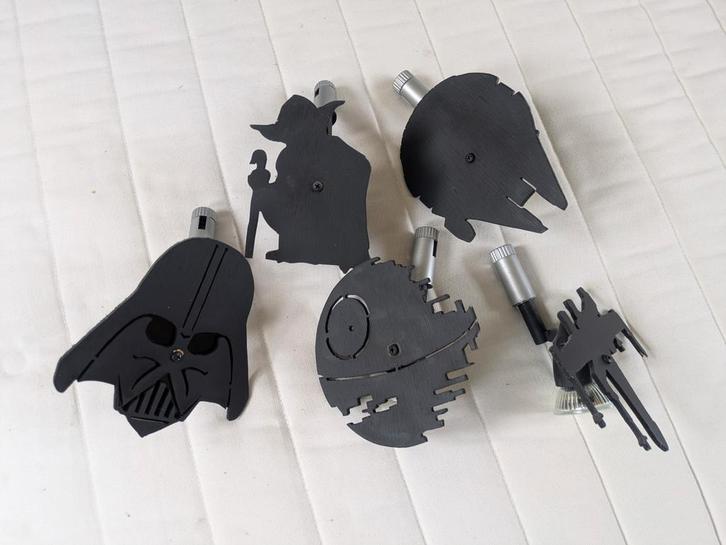 Star Wars Plafondlamp, Huis en Inrichting, Lampen | Plafondlampen, Hout, Metaal, Ophalen of Verzenden