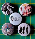 Stray Cats buttons, Verzenden, Nieuw, Gebruiksvoorwerp