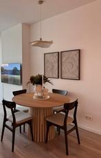 Eettafel Woonexpress 120 cm, Ophalen, Zo goed als nieuw, 4 tot 6 stoelen