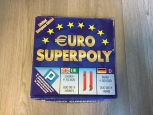 Euro Super Poly Spel, Hobby en Vrije tijd, Gezelschapsspellen | Bordspellen, Gebruikt, Een of twee spelers, Drie of vier spelers