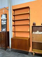 Wandsysteem Kai Kristiansen boekenkast Deens vintage 1960s, Huis en Inrichting, Kasten | Wandmeubels, Ophalen, -, 200 cm of meer