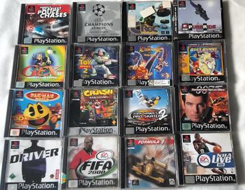 Playstation 1 Ps1 set 16 spellen games beschikbaar voor biedingen