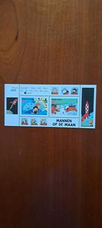 Blok postzegels van kuifje mannen op de maan postfris, Postzegels en Munten, Ophalen of Verzenden