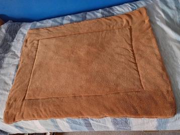 speel/boxkleed bruin/oranje Jollein Basic Knit beschikbaar voor biedingen