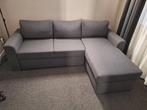 Hoekbank slaapbank met opbergruimte zo goed als nieuw, Ophalen, Zo goed als nieuw, Stof, Modern
