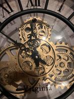 Industriële Wandklok met Tandwielen, Huis en Inrichting, Ophalen, Gebruikt, Analoog, Wandklok