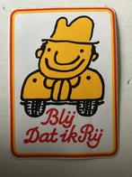 Sticker Blij dat ik rij, Verzamelen, Verzenden, Zo goed als nieuw