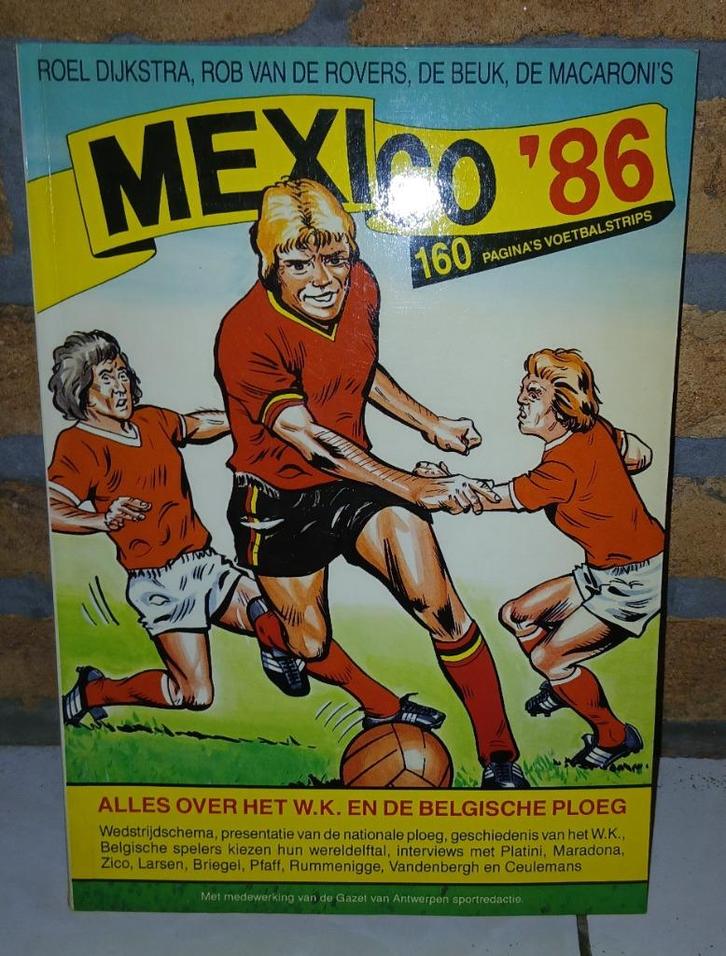 Vintage Voetbalstripbundel – Mexico ’86, Boeken, Stripboeken, Zo goed als nieuw, Eén stripboek, Ophalen