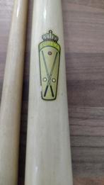 Vintage carambole biljart keu merk met een kroontje, Ophalen of Verzenden, Gebruikt, Keu of Ballen