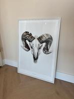 Schilderij Steenbok, Ophalen