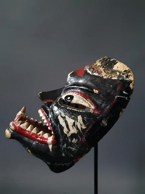 Buta Cakil Wayang Topeng Bali Indonesie Java masker, Antiek en Kunst, Kunst | Beelden en Houtsnijwerken, Ophalen of Verzenden