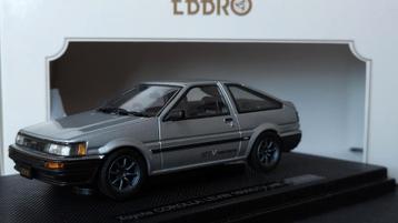 Toyota Levin Trueno 1600 GTV Silver  1:43 Ebbro Pol beschikbaar voor biedingen