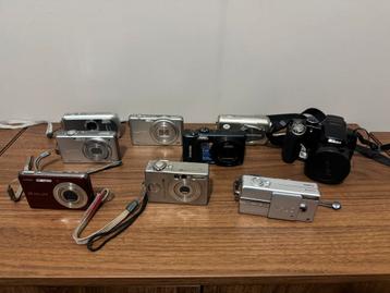 Partij digitale camera’s Canon, Samsung, Panasonic etc. beschikbaar voor biedingen