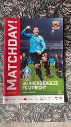 Go Ahead Eagles-Fc Utrecht programma boekje, Ophalen of Verzenden, Zo goed als nieuw, F.C. Utrecht, Boek of Tijdschrift