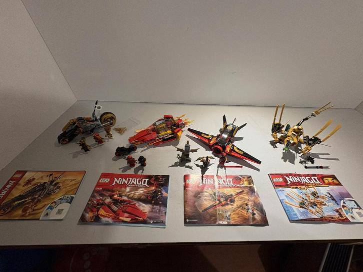 Diverse LEGO Ninjago sets (70638, 70650, 70666, 70672), Kinderen en Baby's, Speelgoed | Duplo en Lego, Gebruikt, Lego, Complete set