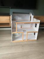 Houten poppenhuis compleet speelhuis, Dieren en Toebehoren, Meerdere dieren, Kleurkanarie