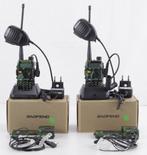 Boafeng UV-5R set van 2 + extra grote batterij en oortjes, Boafeng, Ophalen of Verzenden, Zo goed als nieuw, Boafeng