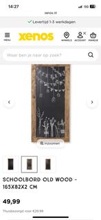 Krijtbord/schoolbord 165x82 houden frame, Diversen, Schoolborden, Ophalen of Verzenden, Zo goed als nieuw, Krijtbord