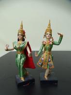 2 Thaise tempel dansers, vintage, Ophalen of Verzenden, Zo goed als nieuw