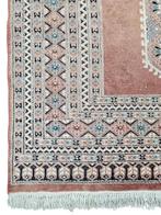 Handgeknoopt Perzisch wol Jaldar tapijt soft pink 153x240cm, Persian Perzisch vintage oosters hype, Gebruikt, Crème, 150 tot 200 cm