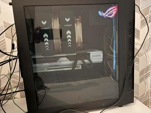 AMD R5 5600x 7700xt met G29 stuur+shifter+3x 24inch, Computers en Software, Desktop Pc's, Zo goed als nieuw, 4 Ghz of meer, HDD