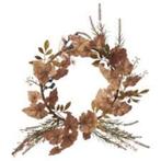 Ikea SMYCKA Kunstkrans, binnen/buiten/gedroogd bruin, 45 cm, Huis en Inrichting, Woonaccessoires | Wanddecoraties, Ophalen of Verzenden
