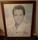 Elvis Presley foto in lijst, Ophalen of Verzenden, Gebruikt, Poster, Artwork of Schilderij