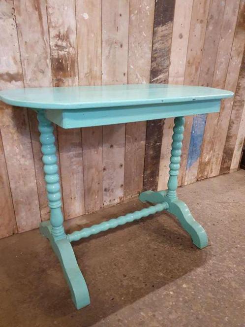 brocante franse tafel ``WOONWINKEL RUSTIEK``, Antiek en Kunst, Curiosa en Brocante, Ophalen of Verzenden