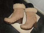 UGG UGGS Klomp Enkellaarzen Laarzen met Schapenvacht maat 41, Kleding | Dames, Schoenen, UGG, Verzenden, Beige, Lage of Enkellaarzen