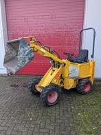 Minishovel Knikmops 90, Zakelijke goederen, Machines en Bouw | Kranen en Graafmachines, Ophalen of Verzenden, Wiellader of Shovel