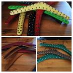 Vintage kledinghangers met studs en slangenprint, Verzamelen, Retro, Ophalen of Verzenden, Huis en Inrichting