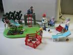 playmobil opa en oma op bezoek bij familie in tuin, Kinderen en Baby's, Speelgoed | Playmobil, Ophalen of Verzenden, Zo goed als nieuw