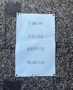 Tuinposter, Ophalen of Verzenden, Zo goed als nieuw