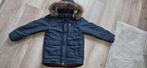 Name it winterjas parka donkerblauw maat 128, Ophalen of Verzenden, Zo goed als nieuw