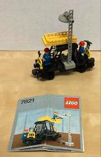 Lego 7821 Baanonderhoudswagon - jaren ‘80, Ophalen of Verzenden, Gebruikt, Complete set, Lego
