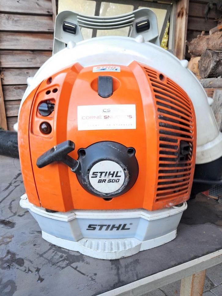Stihl BR500, Tuin en Terras, Bladblazers, Gebruikt, Benzine, Ophalen