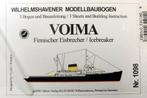 (86) Bouwplaat Finse ijsbreker Voima 1/250, Overige merken, Ophalen of Verzenden, 1:200 of kleiner, Zo goed als nieuw