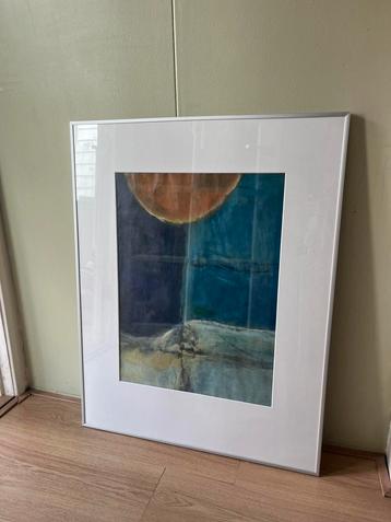 Abstract schilderij van Wanda Schaap beschikbaar voor biedingen