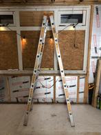 Layher klap Trap Dubbel 2x7, Doe-het-zelf en Verbouw, Ladders en Trappen, Ophalen, Gebruikt, Trap, 2 tot 4 meter