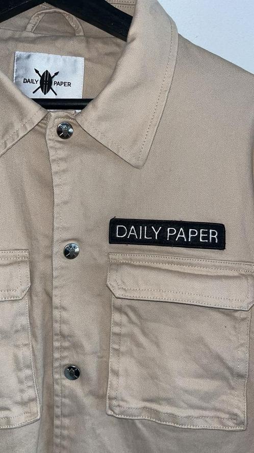 Daily Paper Jacket, Kleding | Heren, Jassen | Zomer, Zo goed als nieuw, Maat 46 (S) of kleiner, Beige, Ophalen of Verzenden