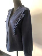 Leuke donkerblauwe Studio Anneloes blouse mt L, Kleding | Dames, Ophalen of Verzenden, Zo goed als nieuw, Maat 38/40 (M), Blauw