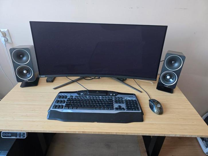 Teufel Concept D 500 THX - beste PC speakers, Computers en Software, Pc speakers, Gebruikt, Audiokanaal 2.1, Ophalen