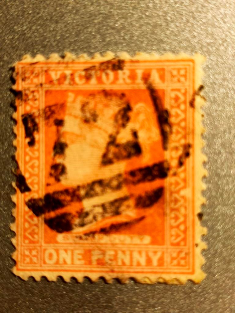 Victoria One Penny stempel 72, Ophalen of Verzenden, Overige landen