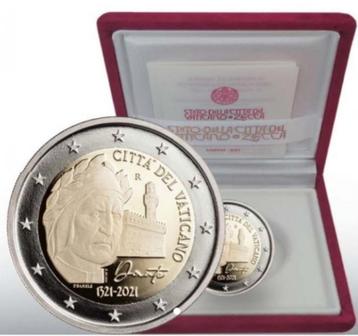 Vaticaanstad	2 euro	2021	Dante	Proof beschikbaar voor biedingen