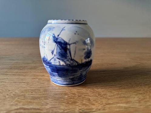 Delfts blauw beschilderd potje, Antiek en Kunst, Antiek | Keramiek en Aardewerk, Ophalen of Verzenden