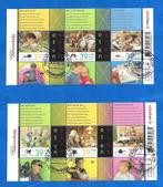 NVPH 2338-39 Blokken Zomerzegels, Ot en Sien - 2005 gest., Postzegels en Munten, Postzegels | Nederland, Verzenden, Na 1940, Gestempeld
