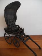 tilbury voor pop hout ijzer leer, Antiek en Kunst, Ophalen