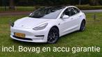 Tesla Model 3 2019 Long range 75kWh orig. trekhk Bovag garan, Auto's, Automaat, 27 €/maand, 1831 kg, Zwart