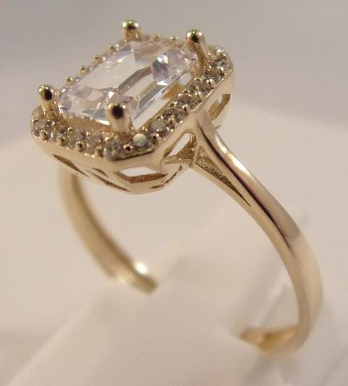14k gouden damesring – verlovings- of trouwring, Sieraden, Tassen en Uiterlijk, Ringen, Zo goed als nieuw, Dame, 17 tot 18, Goud